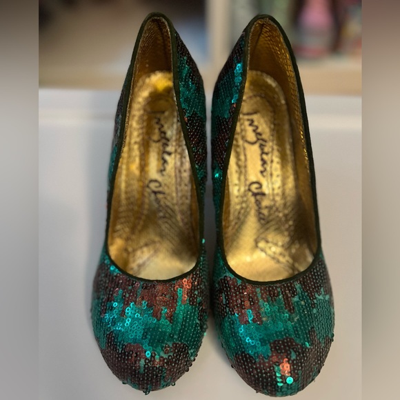 Irregular Choice Sequin Pumps - Picture 2 of 5